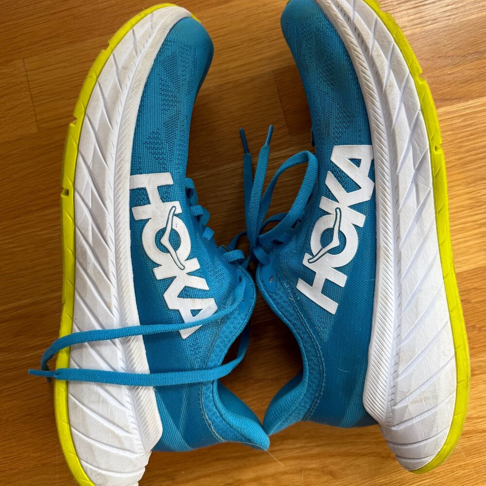 HOKA Carbon X 2 in Diva Blue Citrus Combo Size 9B